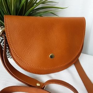 AWL Snap Ester Crossbody Hip Pack Bag Caramel Tan
